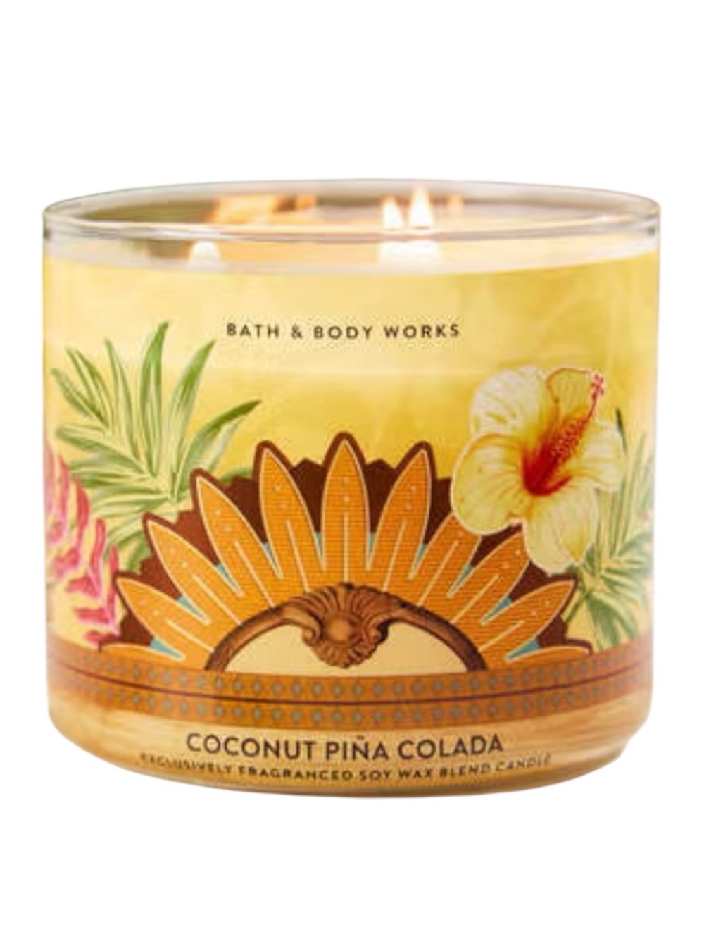 Bath & Body Works New Coconut Piña Colada 3 Wick Candle